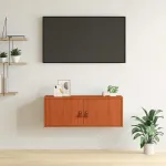 Dulap de perete Maroniu cerat 80 x 30 x 30 cm Lemn de pin masiv GartenMobel Dekor