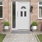 Jardinieră 2 pcs Argintiu 50 x 50 x 40 cm Oţel inoxidabil GartenMobel Dekor