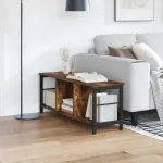 Raft pentru cărți Stejar fumuriu 102 x 32 x 40,5 cm GartenMobel Dekor