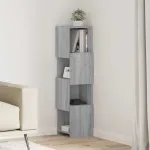 Dulap de colț Gri Sonoma 25,5x25x102cm Lemn compozit GartenMobel Dekor