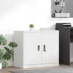 Dulap de depozitare Alb 80 x 40 x 70 cm Oțel Laminat la Rece GartenMobel Dekor