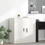 Dulap de depozitare Alb 90 x 40 x 90 cm Oțel Laminat la Rece GartenMobel Dekor