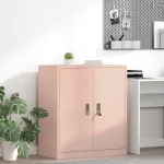 Dulap de depozitare Roz 80 x 40 x 90 cm Oțel Laminat la Rece GartenMobel Dekor