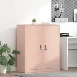 Dulap de depozitare Roz 90 x 40 x 105 cm Oțel Laminat la Rece GartenMobel Dekor