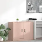 Dulap de depozitare Roz 90 x 40 x 70 cm Oțel Laminat la Rece GartenMobel Dekor