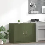 Dulap de depozitare Verde măsliniu 90 x 40 x 70 cm GartenMobel Dekor