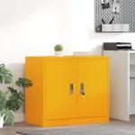 Dulap de depozitare cu depozitare Galben muștar 80 x 40 x 70 cm GartenMobel Dekor