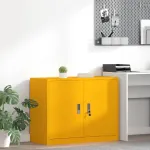 Dulap de depozitare cu depozitare Galben muștar 90 x 40 x 70 cm GartenMobel Dekor