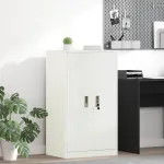 Dulap de depozitare Alb 60 x 40 x 105 cm Oțel Laminat la Rece GartenMobel Dekor