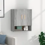 Dulap de perete, gri sonoma, 60x31x70 cm, lemn compozit GartenMobel Dekor