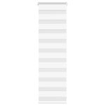 Jaluzea tip zebra alb lățime țesătură 35,9 cm poliester GartenMobel Dekor