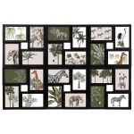 Rama foto colaj Atmosphera Cali pentru 24 poze, format mare, negru, 86x57 cm Household NewTrend