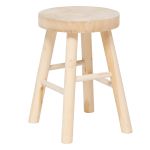 Taburet Atmosphera Nyar din lemn de paulownia, 28x41 cm, bej natur Household NewTrend