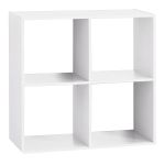 Biblioteca 5Five Mix n'Modul, 4 compartimente, PAL, 68x32x68 cm, alb Household NewTrend