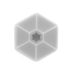 CUTIE SNACK HEXAGON SNACKLE 6 COMPARTMENTE, MELII, GREY SuperHeroes ToysZone