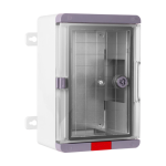 Cutie distributie IP67 din ABS gri, usa transparenta, placa metalica, 300x400x170mm PS304017 SafetyGuard Surveillance