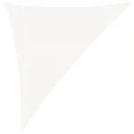 Pânză parasolar, alb, 3x4x5 m, HDPE, 160 g/m² GartenMobel Dekor