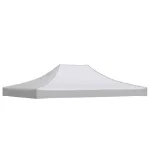 Acoperiș pentru cort de petrecere, alb, 4 x 3 m, 270 g/m² GartenMobel Dekor