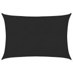 Pânză parasolar, negru, 2x2,5 m, HDPE, 160 g/m² GartenMobel Dekor