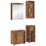 Set de mobilier pentru baie TULUM Lemn vechi Lemn compozit GartenMobel Dekor