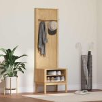 Dulap pentru hol cu raft FLORO Maroniu cerat 50 x 40 x 158 cm GartenMobel Dekor