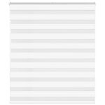 Jaluzea tip zebra alb lățime țesătură 125,9 cm poliester GartenMobel Dekor