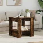 Masă de cafea Stejar fumuriu 51 x 50 x 50 cm Lemn compozit GartenMobel Dekor