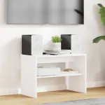 Cabinet TV Alb 60 x 30 x 40 cm Lemn compozit GartenMobel Dekor