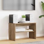 Cabinet TV Stejar Artizanal 60 x 30 x 40 cm Lemn compozit GartenMobel Dekor