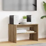 Cabinet TV Stejar Artizanal 60 x 35 x 40 cm Lemn compozit GartenMobel Dekor