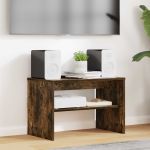 Cabinet TV Stejar fumuriu 60 x 35 x 40 cm Lemn compozit GartenMobel Dekor