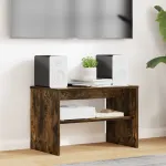 Cabinet TV Stejar fumuriu 60 x 35 x 40 cm Lemn compozit GartenMobel Dekor