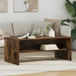 Masă de cafea Stejar fumuriu 100 x 50 x 40 cm Lemn compozit GartenMobel Dekor