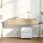 Raft de perete cu sertare Stejar Sonoma lemn prelucrat GartenMobel Dekor