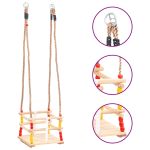 Leagăn de bebeluși cu centură de siguranță, lemn de pin GartenMobel Dekor