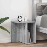 Masă laterală 2 pcs Gri Sonoma 37 x 32 x 40 cm Lemn compozit GartenMobel Dekor