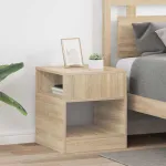 Masă laterală 2 pcs Stejar Sonoma 40,5 x 40 x 45 cm GartenMobel Dekor