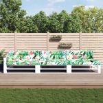 Perne de paleți, 7 buc., multicolor, material textil GartenMobel Dekor