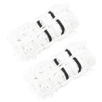 Plase pentru fân, 2 buc, alb, rotunde, 100x100 cm PP GartenMobel Dekor