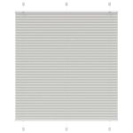 Jaluzea plisată gri deschis 115x150 cm Lățime țesătură 114,4 cm GartenMobel Dekor