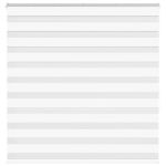 Jaluzea tip zebra alb lățime țesătură 145,9 cm poliester GartenMobel Dekor