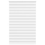Jaluzea tip zebra alb lățime țesătură 145,9 cm poliester GartenMobel Dekor