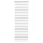 Jaluzea tip zebra alb lățime țesătură 70,9 cm poliester GartenMobel Dekor
