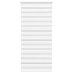 Jaluzea tip zebra alb lățime țesătură 90,9 cm poliester GartenMobel Dekor