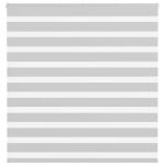 Jaluzea tip zebra gri deschis lățime țesătură 140,9cm poliester GartenMobel Dekor