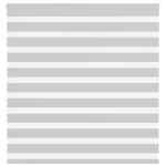 Jaluzea tip zebra gri deschis lățime țesătură 140,9cm poliester GartenMobel Dekor