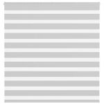 Jaluzea tip zebra gri deschis lățime țesătură 145,9cm poliester GartenMobel Dekor