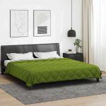 Duvet complet pe tot parcursul anului Verde 220 x 240 cm GartenMobel Dekor