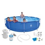 Mirpol Set piscină cu cadru metalic 300 x 76 cm Mobalis Homvera
