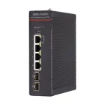 Switch industrial 4 x 1G PoE 802.3bt, 2 x SFP 1G, fara sursa, Management - HIKVISION DS-3T1506HP-SI-4P2F SafetyGuard Surveillance
